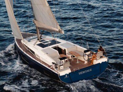 oceanis 47 from stern