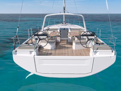 Oceanis 52 from the stern