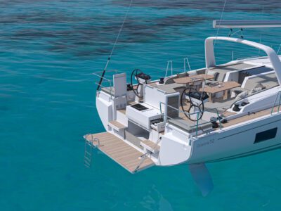 Oceanis 52 with swim platform