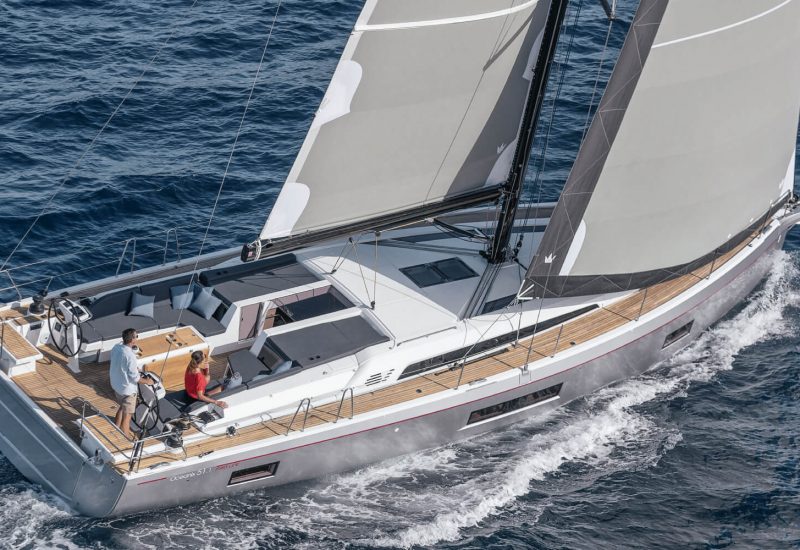 BENETEAU Oceanis 51.1 sailing in blue water