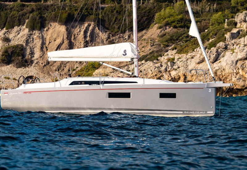 Oceanis 34.1 at mooring
